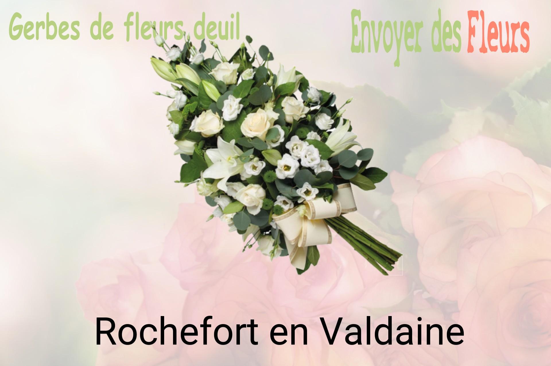 Gerbe de fleurs de deuil livrée à Rochefort-en-Valdaine